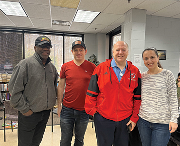 Chess and Bagels in Livinsgston Community Center